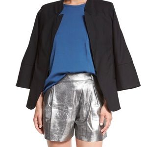 🌟 Halston Heritage Metallic Suede Shorts🌟